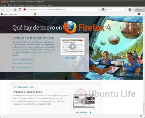 Ya se encuentra disponible la beta 4 de Firefox 4.